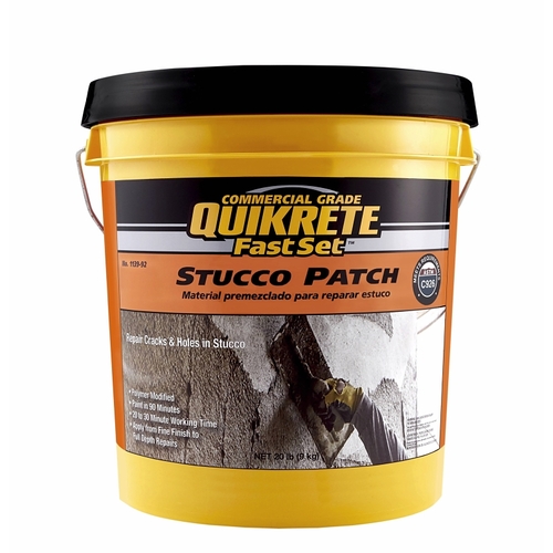 Quikrete 1139-76 Stucco Patch FastSet 20 lb Indoor and Outdoor Gray