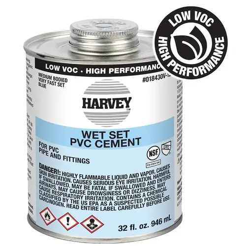 ●MERSONARY'S Oatey 018430V-12 Medium-Bodied Fast Set Cement, 32 oz Can