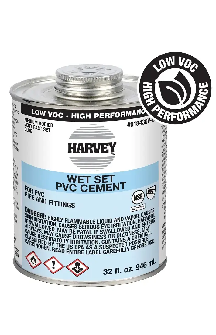 Oatey 018430V-12 Medium-Bodied Fast Set Cement, 32 oz Can