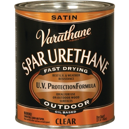 Spar Urethane Premium Satin Clear Oil-Based 1 qt Clear - pack of 2