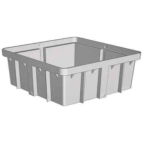 1206SD Square Riser, Polyethylene
