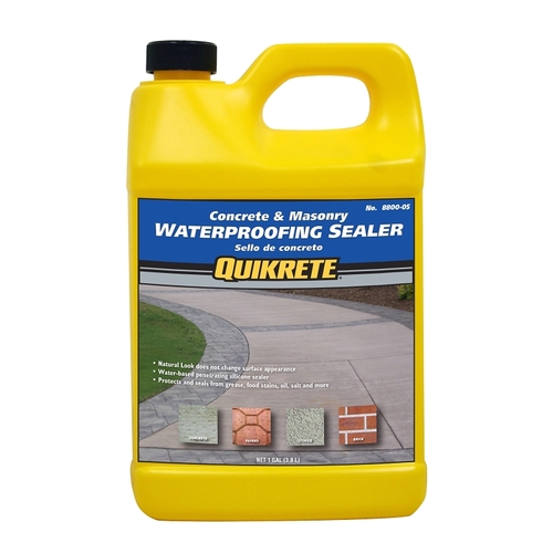 Quikrete 8800-05 8800-05 Waterproofing Sealer, White, Liquid, 1 gal Bottle