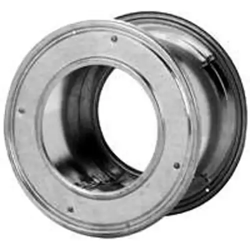SELKIRK 187704 Wall Thimble, Galvanized Steel, Silver, For: Type B Gas Vent Pipe