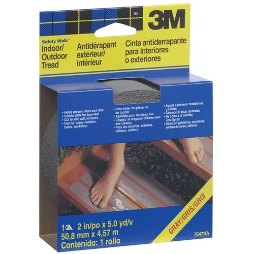 Anti-Slip Tape Safety-Walk Gray 2" W X 180" L 1 pk Gray