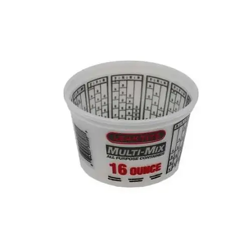 ENCORE Plastics 1045569 300352 Mixing Container, 16 oz Capacity, Plastic