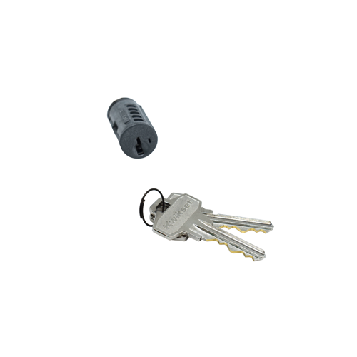 Kwikset 85172-003 (SILVER) SC1 SmartKey Cylinder for Knob/Lever with Half Round Chassis, Silver US15