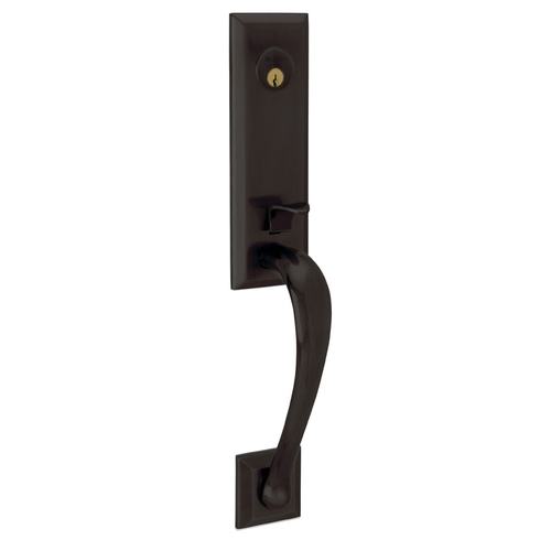 Cody 3/4 Escutcheon Single Cylinder Left Hand Entry Mortise Trim Oil Rubbed Bronze Finish