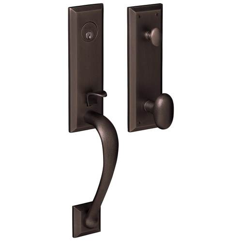 Cody 3/4 Escutcheon Full Dummy Mortise Trim Distressed Oil Rubbed Bronze Finish