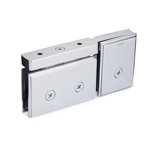 Symphony Standard Duty Pivot Hinge with Clamp for Bottom Right or Top Left - Polished Chrome