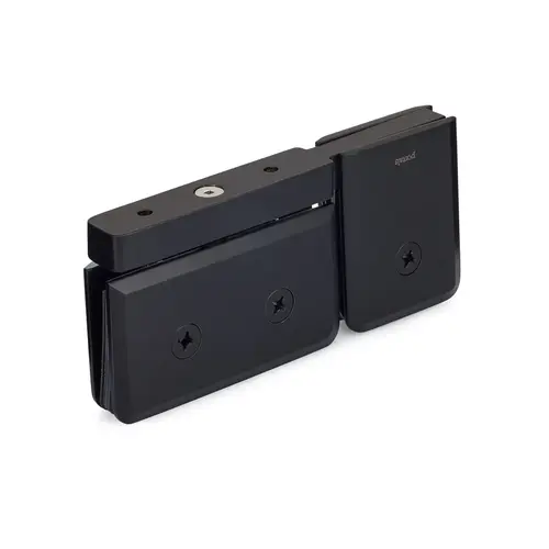 Oceana Standard Duty Pivot Hinge with Clamp for Bottom Right or Top Left - Matte Black