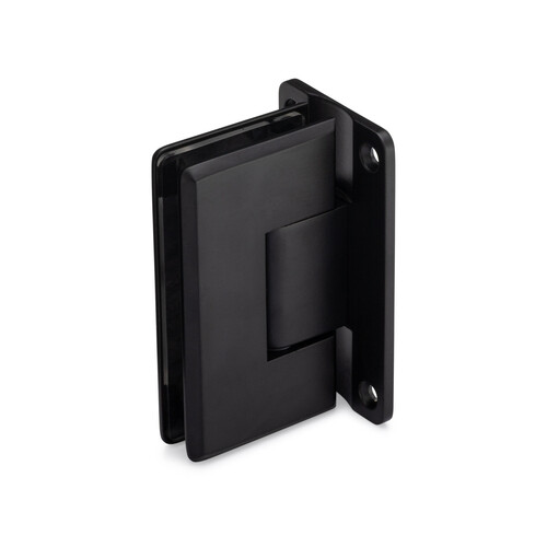 Bohle-Portals OCN80171.622 Oceana Heavy Duty 90 degree Wall-Glass Hinge - Matte Black