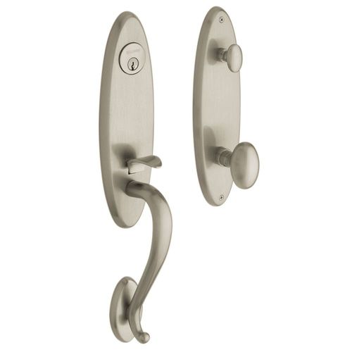 Blakely Emergency Egress Single Cylinder Tubular Handleset Lifetime Satin Nickel Finish