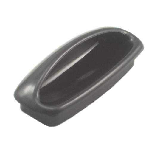 Plastic recessed pull Satin Black