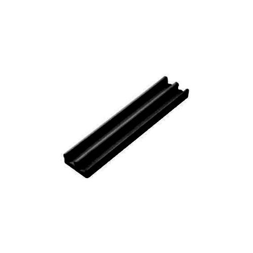 Plastic track Satin Black -  36" Length - pack of 5