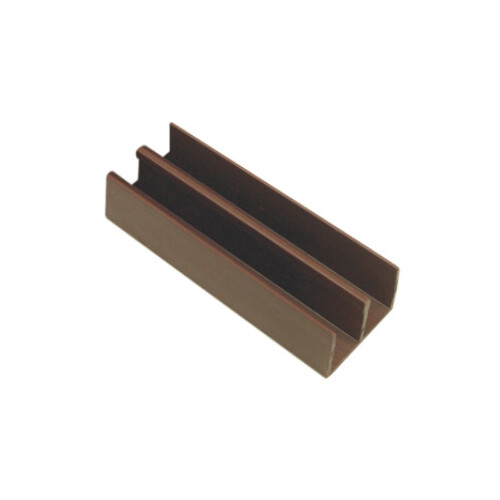 Plastic upper guide Brown - 144" Length