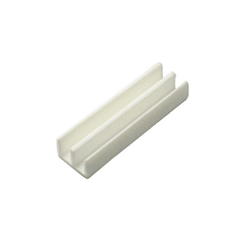 Plastic upper guide White - 144" Length