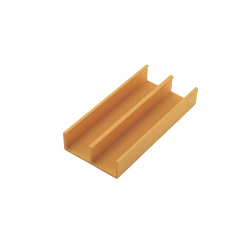 Plastic upper guide Tan - 144" Length