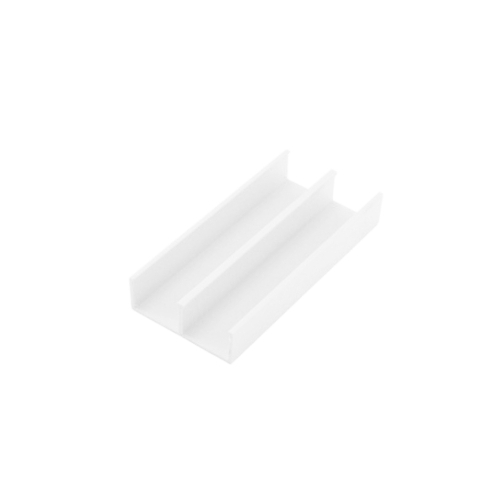 Plastic upper guide White - 144" Length