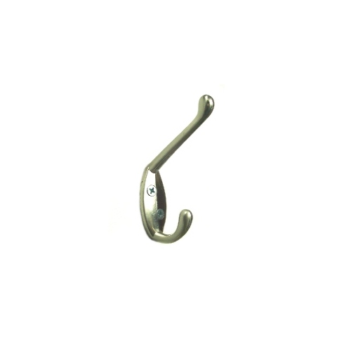 Coat & hat hook polybagged w/screws Chrome