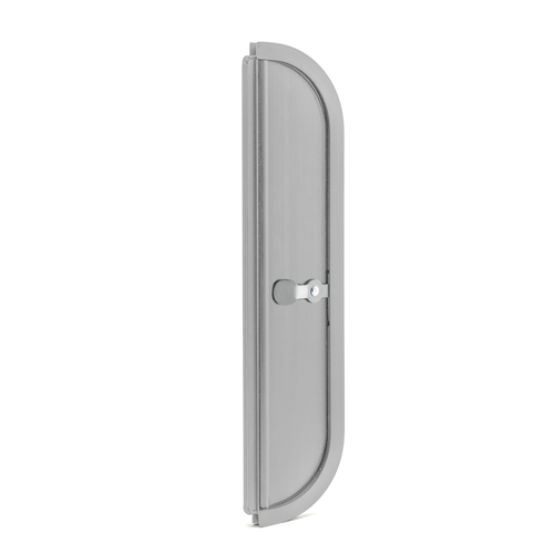 FHC Deluxe Mail Slot 2-5/8" x 12-1/8" - Latch - Satin Anodized