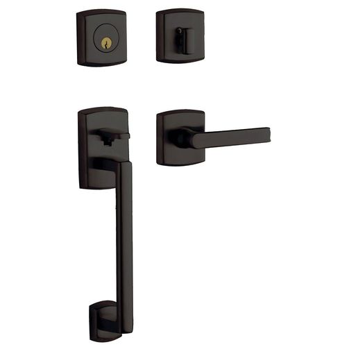 Soho Sectional Left Hand Single Cylinder Tubular Handleset Oil Rubbed Bronze Finish