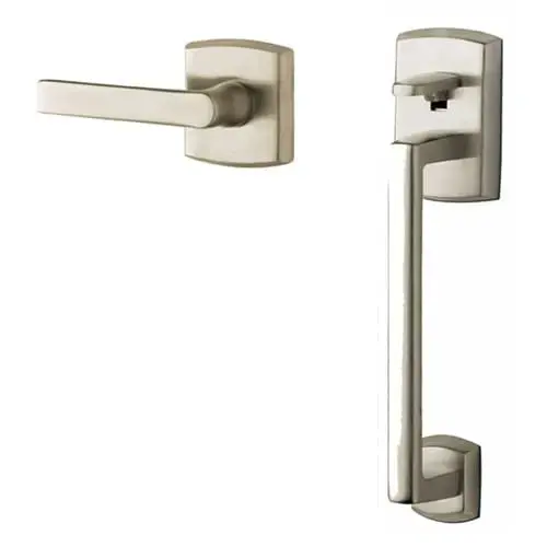 Estate Soho Tubular Handleset Lifetime PVD Satin Nickel