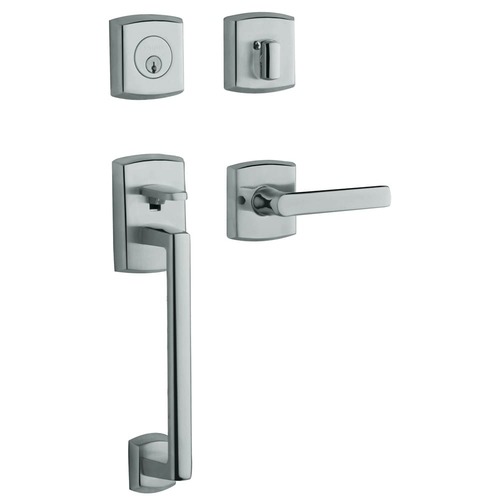 Soho Sectional Left Hand Single Cylinder Tubular Handleset Bright Chrome Finish