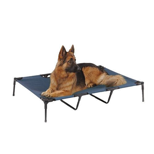 GUARDIAN GEAR ZW9023 24 19 Pet Cot, 48 in L, 36 in W, Polyester Cover, Blue