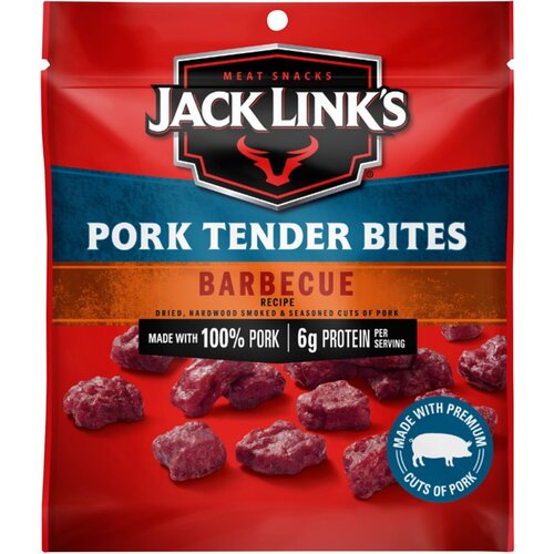 Jack Link's 10000037961 10000036621 Pork Tender Bites, Barbecue, 2.85 oz
