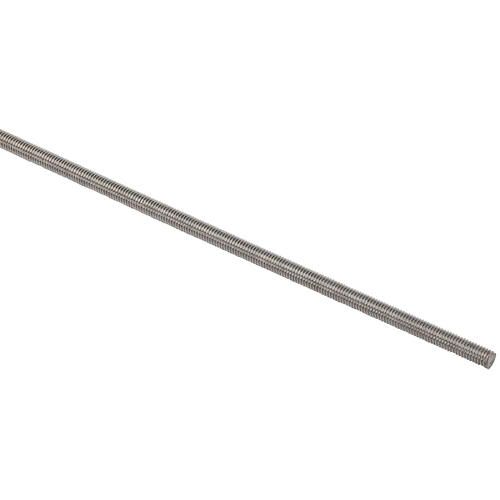 Stanley Hardware N218-321 4007BC Series Threaded Rod, #10-32 Thread, 36 in L, Fine Grade, Stainless Steel, UNF Thread