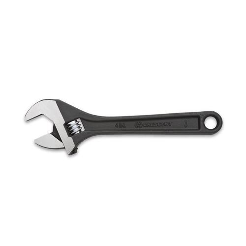 Adjustable Wrench Metric and SAE 4" L Black Oxide