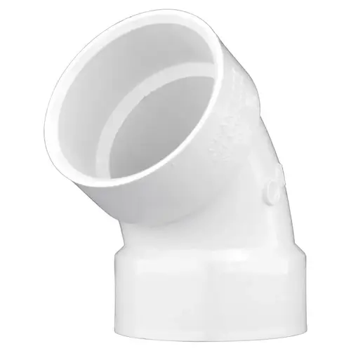 3 In. Schedule 40 60 Deg. DWV PVC Elbow (1/6 Bend)