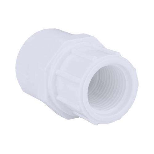 Pipe Adapter Schedule 40 3/4" Slip T X 1/2" D FPT PVC