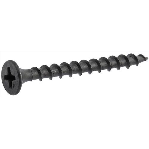 Drywall Screws No. 6 X 1" L Phillips Black Phosphate