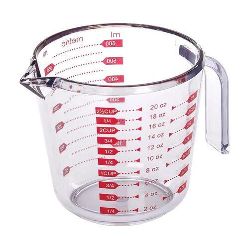 Measuring Cup Prepworks 2.5 cups Plastic Clear Clear