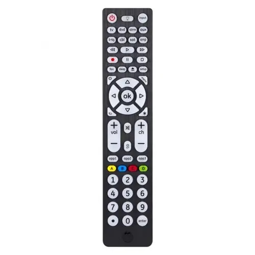 Universal Remote Control Programmable Black