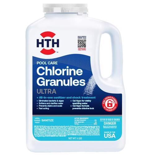 HTH 22017-XCP3 Ultimate Mineral Brilliance 22007 Chlorinating Granule, Powder, Chlorine-Like, 5 lb - pack of 3