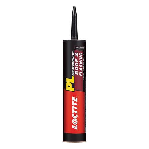 PL S30 Series Roof and Flashing Sealant, Black, Paste, 10 fl-oz Cartridge - pack of 12