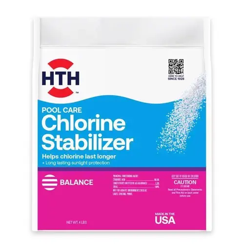 HTH 67061 Pool Care 4 Lb. Chlorine Stabilizer Granule