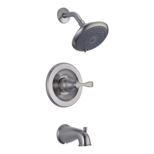 Tub and Shower Faucet Monitor 1-Handle Brushed Nickel Brushed Nickel