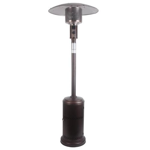 Patio Heater 48000 BTU Propane Steel Freestanding 250 sq ft Bronze