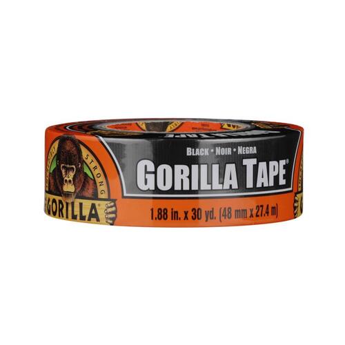 Gorilla 105629 Duct Tape 1.88" W X 30 yd L Black Black