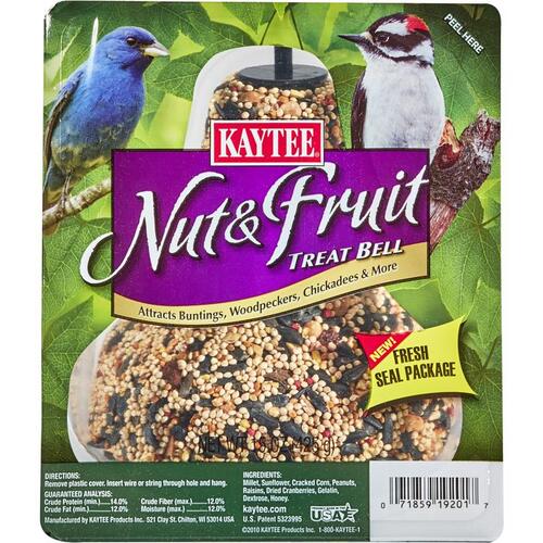 Kaytee 100064693 Seed Bell Nut & Fruit Songbird Millet 15 oz
