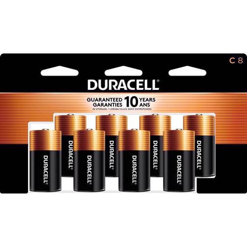 DURACELL MN14R8DWZ0017 Batteries Coppertop C Alkaline 8 pk Carded