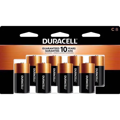 Batteries Coppertop C Alkaline 8 pk Carded