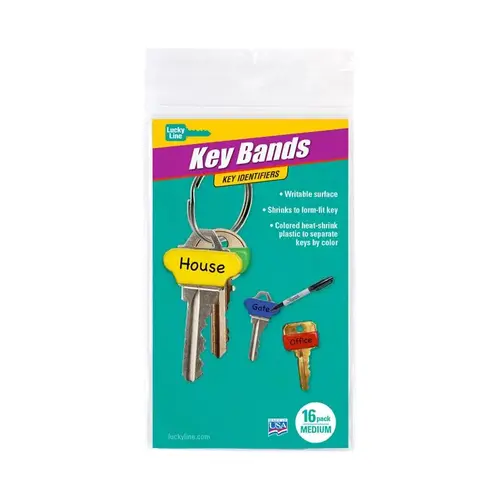 Key Sleeve Plastic Assorted Assorted