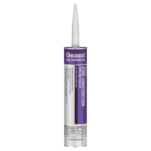GEOCEL GC66101-XCP12-XCP2 Elastomeric Sealant linear ft 2300 Construction Tripolymer Sealant White Tripolymer Construction Elastomeric Sealant 10.3 o White - pack of 24
