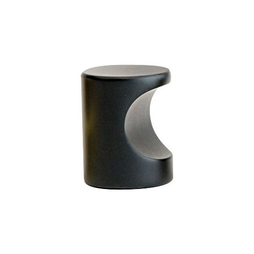 Emtek 86150US19 Modern Finger Cabinet Pull Small Flat Black Finish
