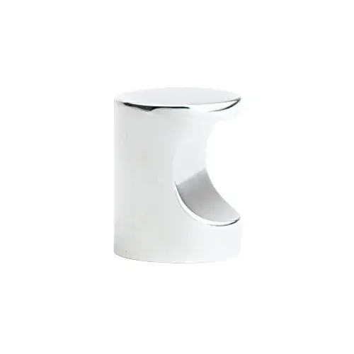 Modern Finger Cabinet Pull Small Bright Chrome Finish