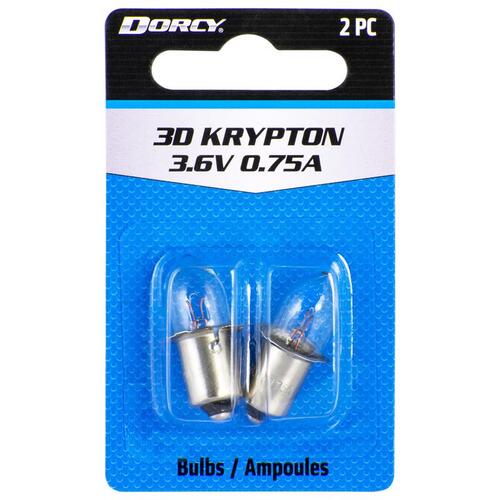 Dorcy 41-1661-XCP12 Replacement Bulb, Bayonet Lamp Base, Krypton Lamp - pack of 24